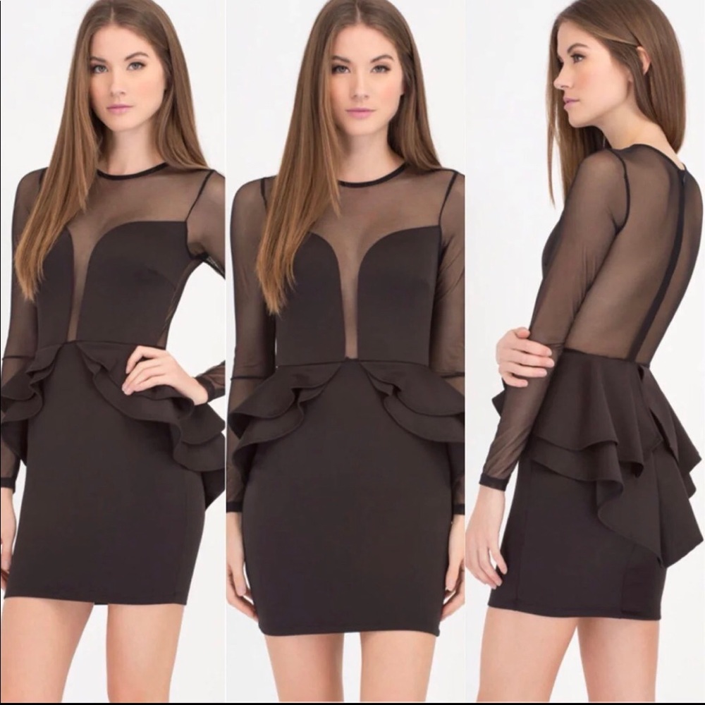 Peplum mini dress 👗 SZ S